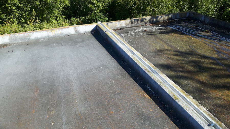 Betondach vorher