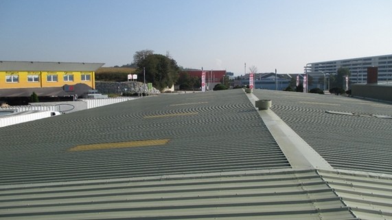 Foliendach fertig